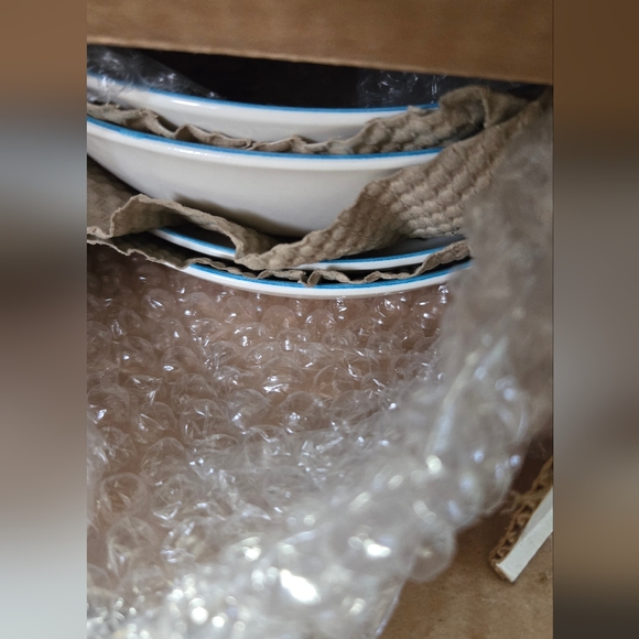 vintage marcrest alpine chalet new in box 4 pc set dinnerware - Picture 3 of 4